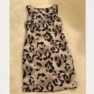 Ann Taylor leopard print dress